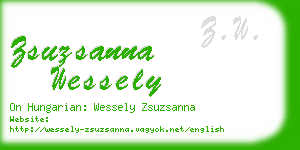 zsuzsanna wessely business card